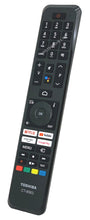 Load image into Gallery viewer, TOSHIBA 43UA5D63DGY 50QA4C63DG 50QA7D63DG TV REMOTE CONTROL CT-8563 23765700
