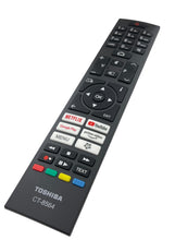 Load image into Gallery viewer, TOSHIBA 40LA3263DG 43UA2063DG 50UA2063DG TV REMOTE CONTROL CT-8564