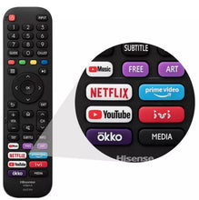 Load image into Gallery viewer, HISENSE 50A7300F 50AE7200F 55A7300F VIDAA REMOTE CONTROL 270057 T270057 HT270057 EN2F30H