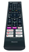 Load image into Gallery viewer, HISENSE 65U8GQTUK 65U8QFTUK 75U9GQTUK SMART TV VOICE REMOTE CONTROL ERF6B64H