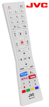Load image into Gallery viewer, JVC LT-32C691 LT-32C696 ORIGNAL REMOTE CONTROL WHITE RM-C3339 30102236 / RC 43101P