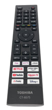 Load image into Gallery viewer, TOSHIBA 65QV2F63DB 65UV2F53DB VIDAA VOICE TV REMOTE CONTROL CT-8575