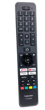 Load image into Gallery viewer, TOSHIBA 32WA3B63DA 43LA3B63DA 43LA3B63DGW VOICE TV REMOTE CONTROL CT-8569