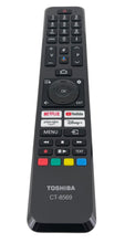 Load image into Gallery viewer, TOSHIBA 50UA3A63DG 50UA3D63DG 55QA4C63DG VOICE TV REMOTE CONTROL CT-8569