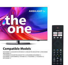 Load image into Gallery viewer, PHILIPS 42OLED808/12 42OLED818 43PUS8818/12 Original Philips Amblight Voice TV Remote Control 398GM08BEPHN0019CR