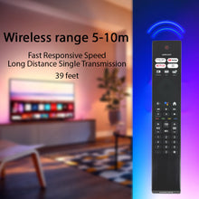Load image into Gallery viewer, PHILIPS 48OLED708/12 48OLED708 48OLED808/12 Original Philips Amblight Voice TV Remote Control 398GM08BEPHN0019CR