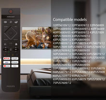Load image into Gallery viewer, PHILIPS 65PUS8079 75PUS7009/12 75PUS7609/12 AMBILIGHT TV REMOTE CONTROL 398GR10BEPHNE100CR