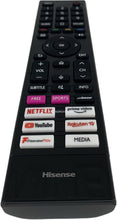 Load image into Gallery viewer, HISENSE 55A6GTUK 55A7GQTUK 55A7HQ VIDAA VOICE REMOTE CONTROL ERF3A80 T304493 HT304493