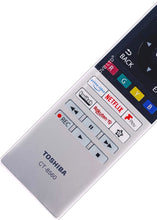 Load image into Gallery viewer, TOSHIBA 50UK3C63DB 50UK4D63DB 55UK3C63DB REMOTE CONTROL RC45150 30110093 CT-8560