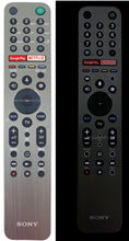 Load image into Gallery viewer, SONY KD-85XH9505 KD-85ZH8 KD43XH8196BU VOICE REMOTE CONTROL WITH BACKLIT RMF-TX611E 100504312 100504311