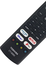 Load image into Gallery viewer, TOSHIBA 43UF3D53DB 50UF3D53DB 55UF3D53DB AMAZON FIRE STICK VOICE REMOTE CONTROL RC39177 30108744 CT-8565