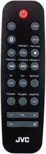 Load image into Gallery viewer, JVC UX-D221B HI-FI SYSTEM REMOTE CONTROL JVCUXD221BRC