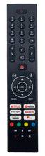 Load image into Gallery viewer, LOGIK L32SHE22 REPLACEMENT VESTEL TV REMOTE CONTROL RC45137P BLACK