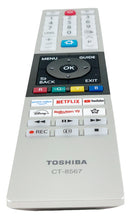 Load image into Gallery viewer, TOSHIBA 50UV3463DAW 55QV2363DAW 55QV2463DA TV REMOTE CONTROL CT-8567