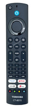 Load image into Gallery viewer, TOSHIBA 55UF3D53DB 65QF5D53DB 65UF3D53DB FIRE TV REMOTE CONTROL CT-8570