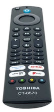 Load image into Gallery viewer, TOSHIBA 55UF3D53DB 65QF5D53DB 65UF3D53DB FIRE TV REMOTE CONTROL CT-8570