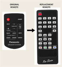 Load image into Gallery viewer, PANASONIC SC-SB1EB-K REPLACEMENT REMOTE CONTROL